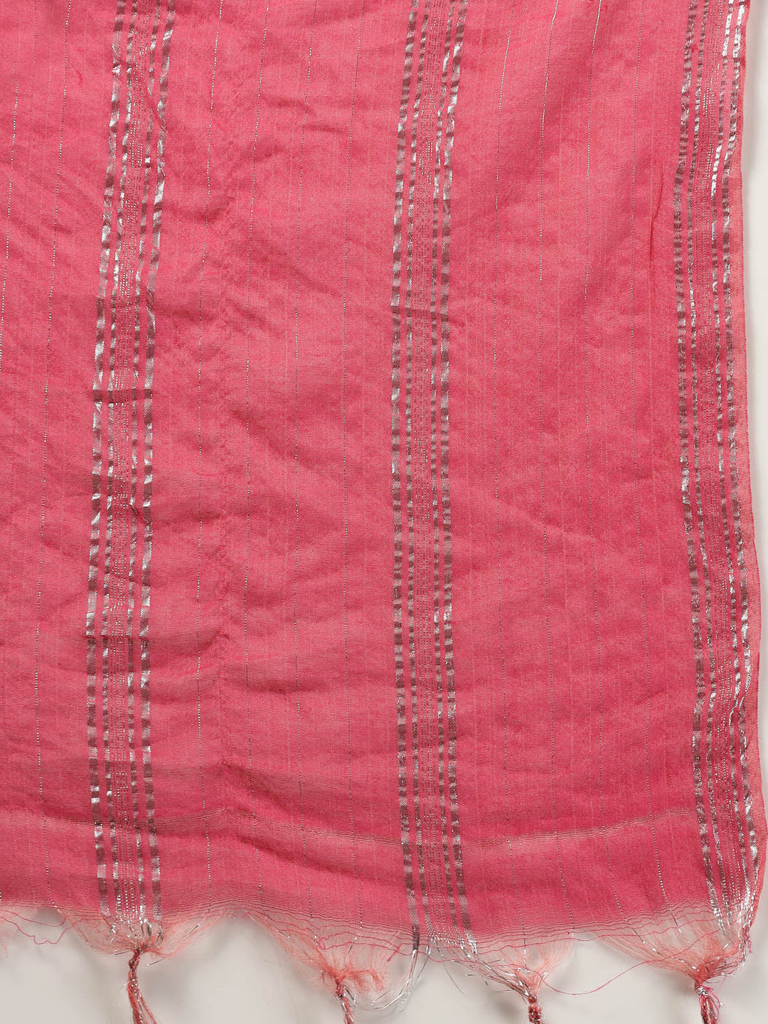 Pink-Cotton-Lehariya-Printed-&-Embroidered-3-Piece-Sharara-Set