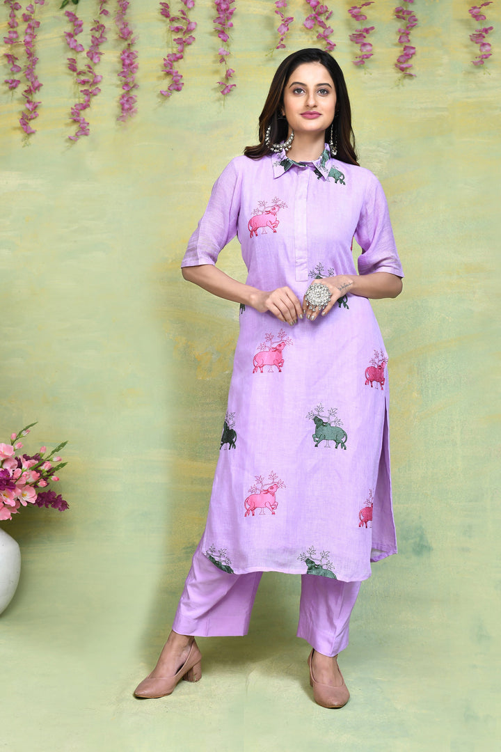 Lavender-Linen-Embroidery-Co-ord-Set