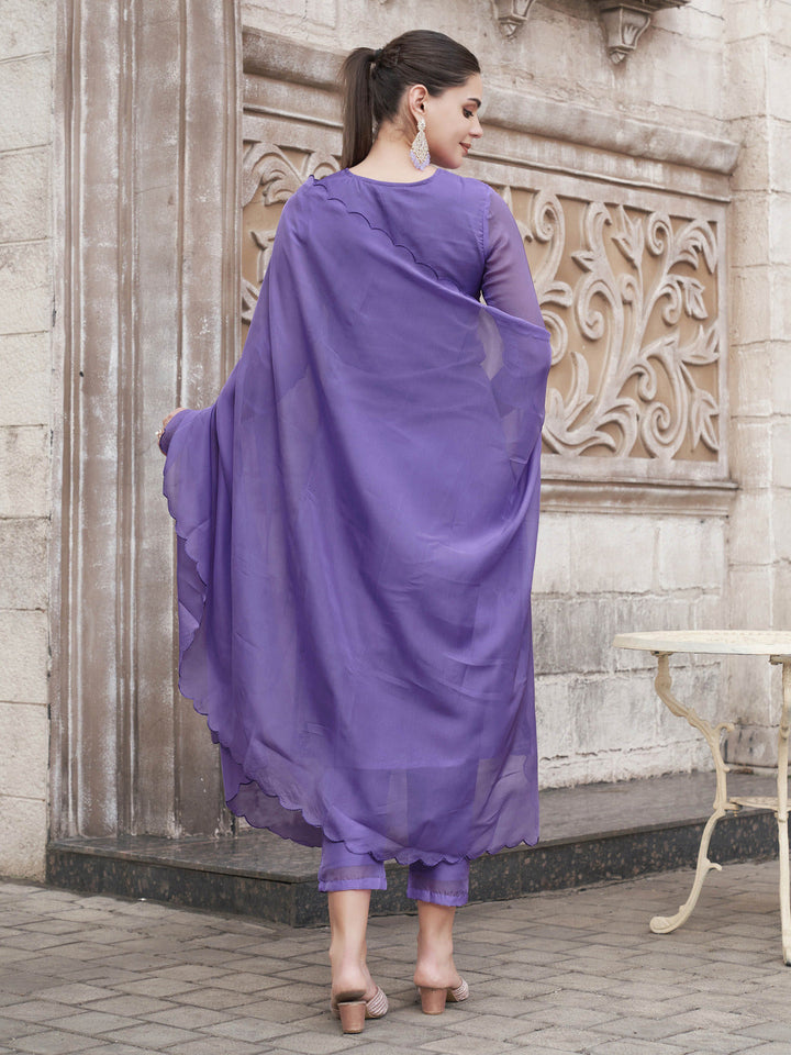 Lavender-Organza-Embroidery-Round-Neck-Straight-3-Piece-Kurta-Set