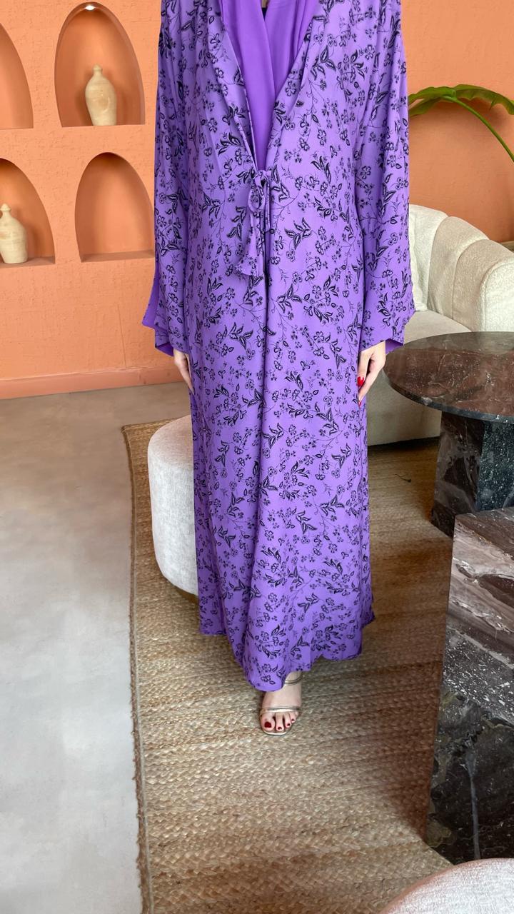 Lavender-Georgette-Lavender-Kimono-&-Sheila-Set