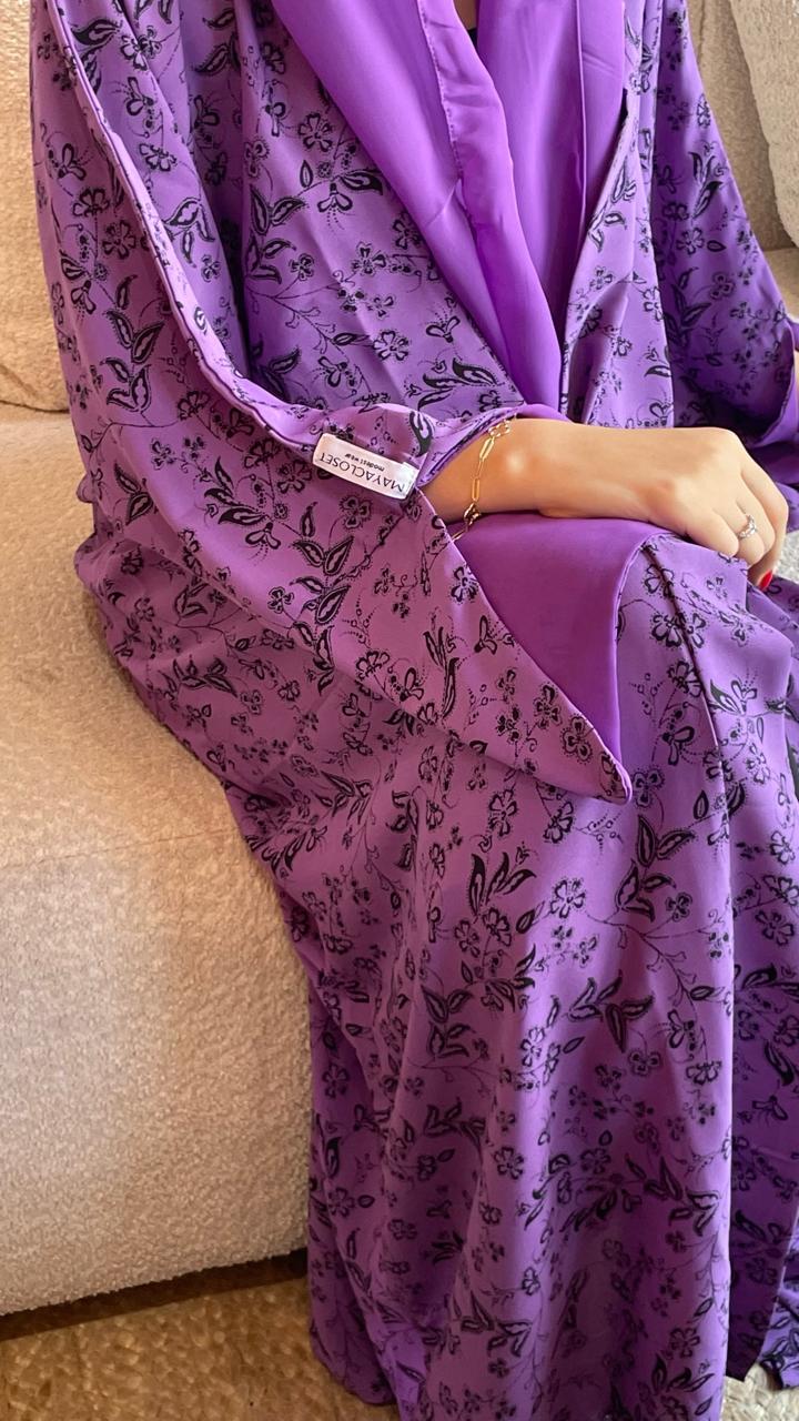 Lavender-Georgette-Lavender-Kimono-&-Sheila-Set