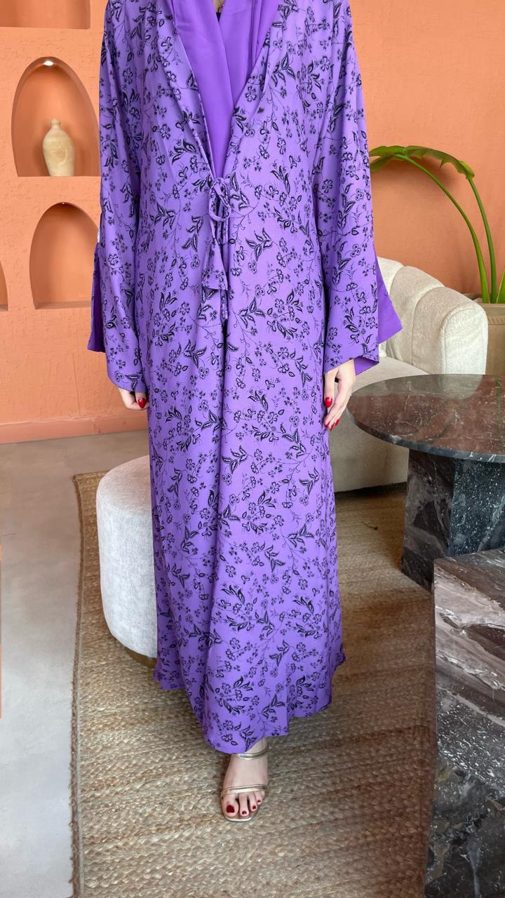 Lavender-Georgette-Lavender-Kimono-&-Sheila-Set