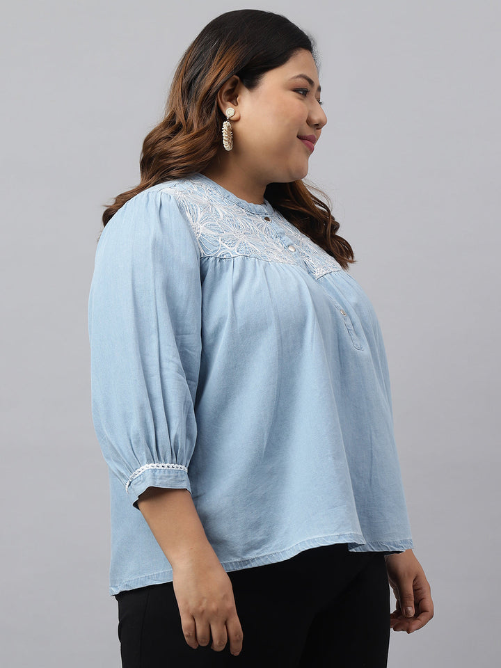 Light-Blue-Denim-Embroidered-Top