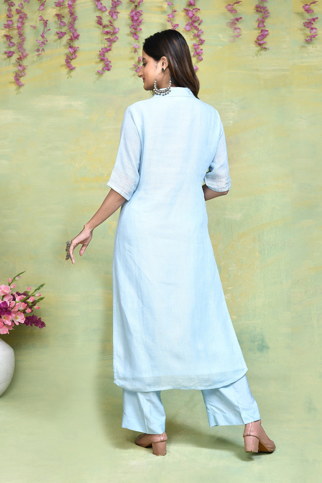 Light-Blue-Linen-Embroidery-Co-ord-sets