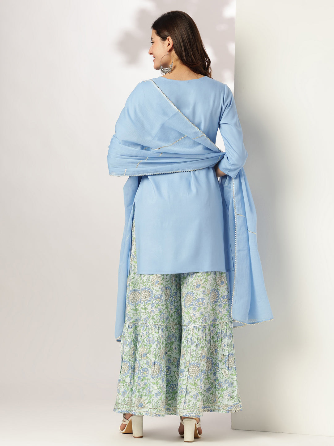 Light-Blue-Rayon-Straight-Solid-3-Piece-Sharara-Set