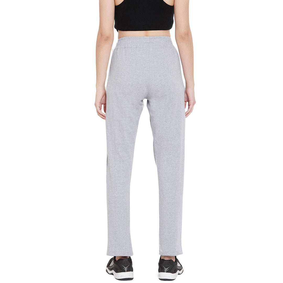 Light Grey Cotton Track Pants