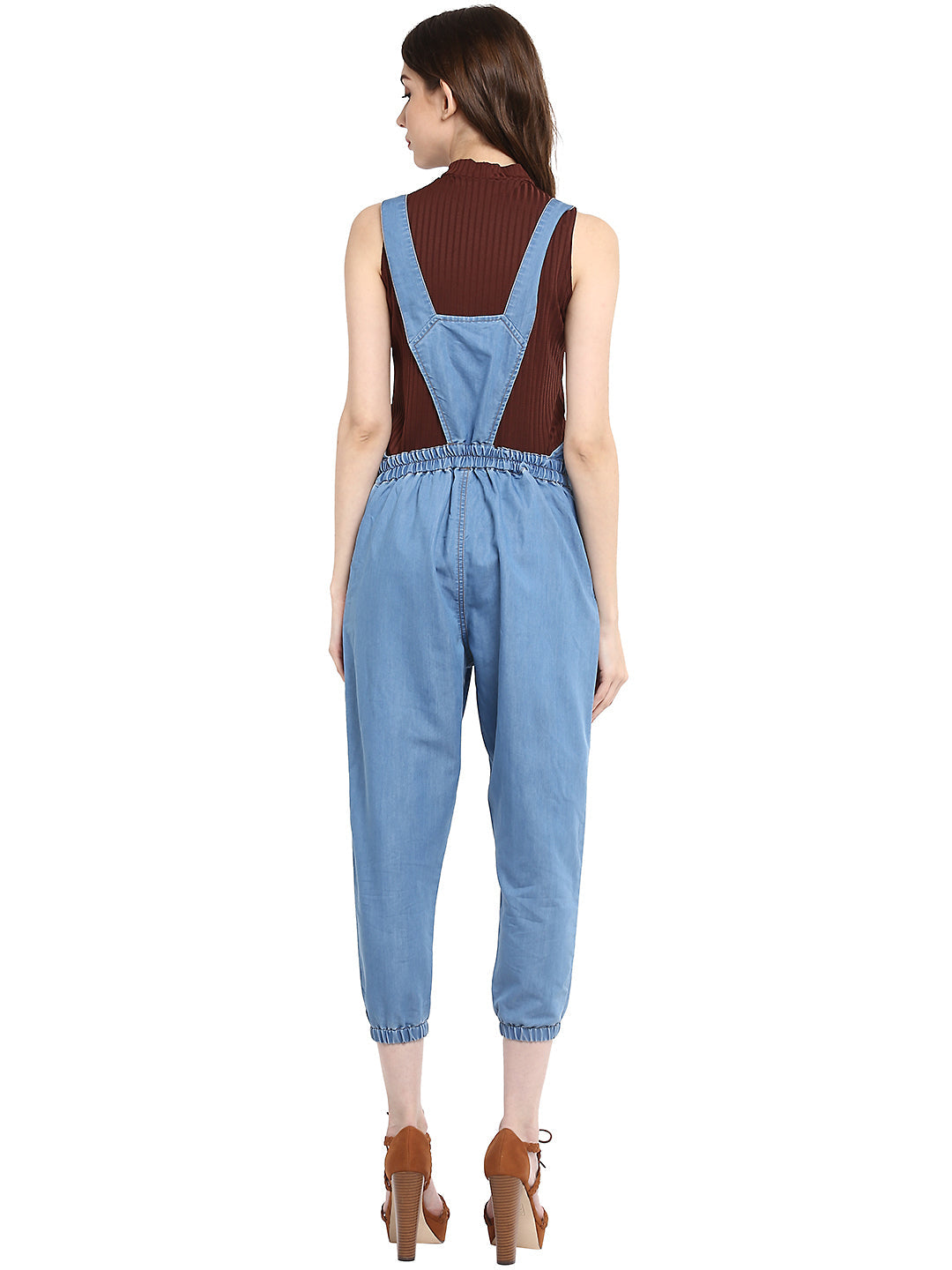 Light-Blue-Solid-Dungaree-Pants