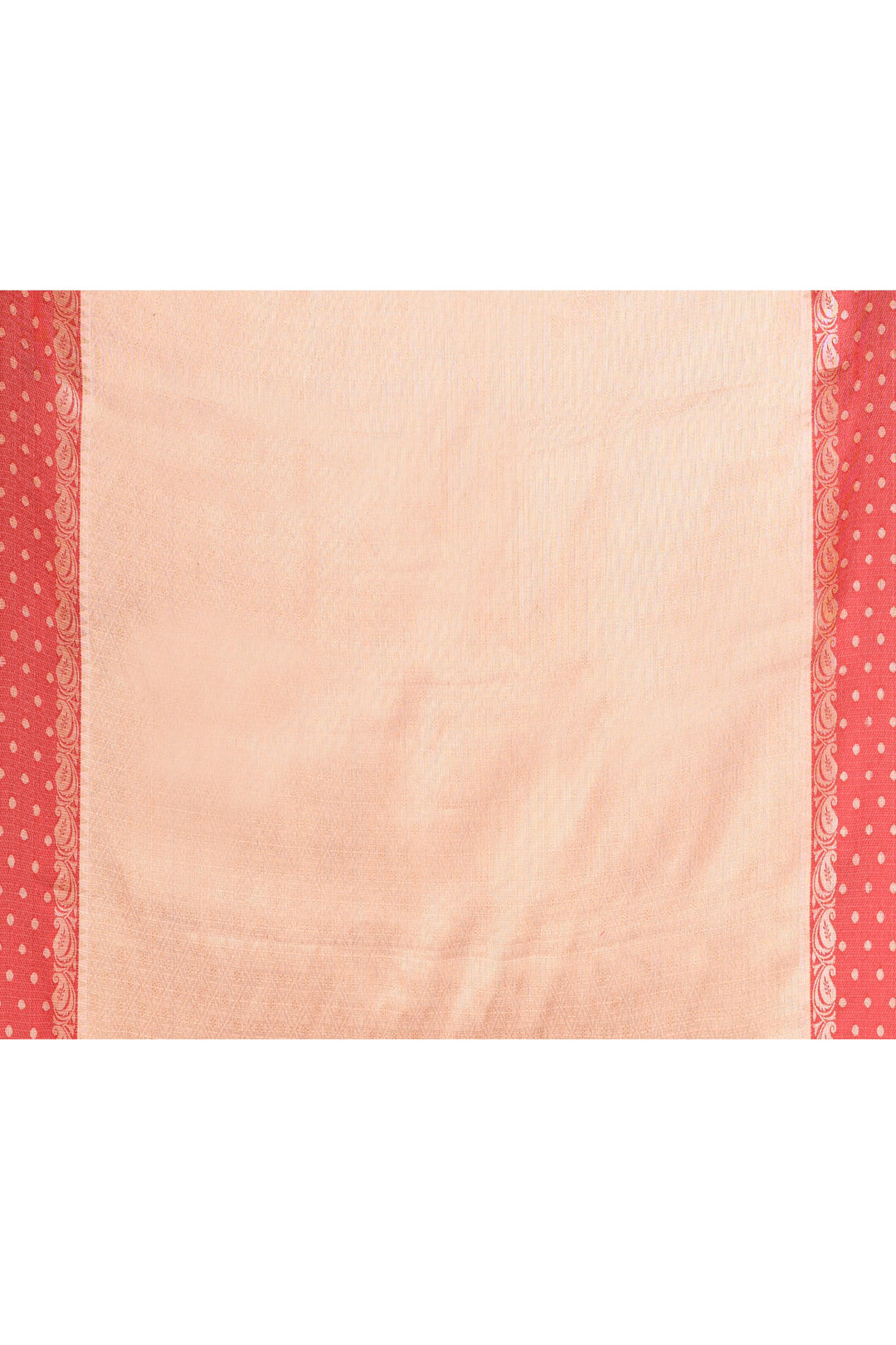 Light-Peach-Kota-Silk-Banarasi-Zari-Work-Saree
