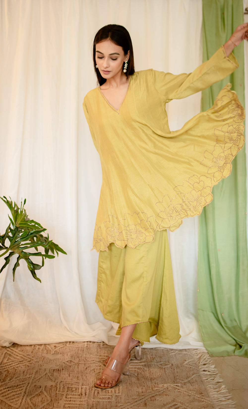 Lime-Green-Silk-Tikki-Handwork-Co-Ord-Set