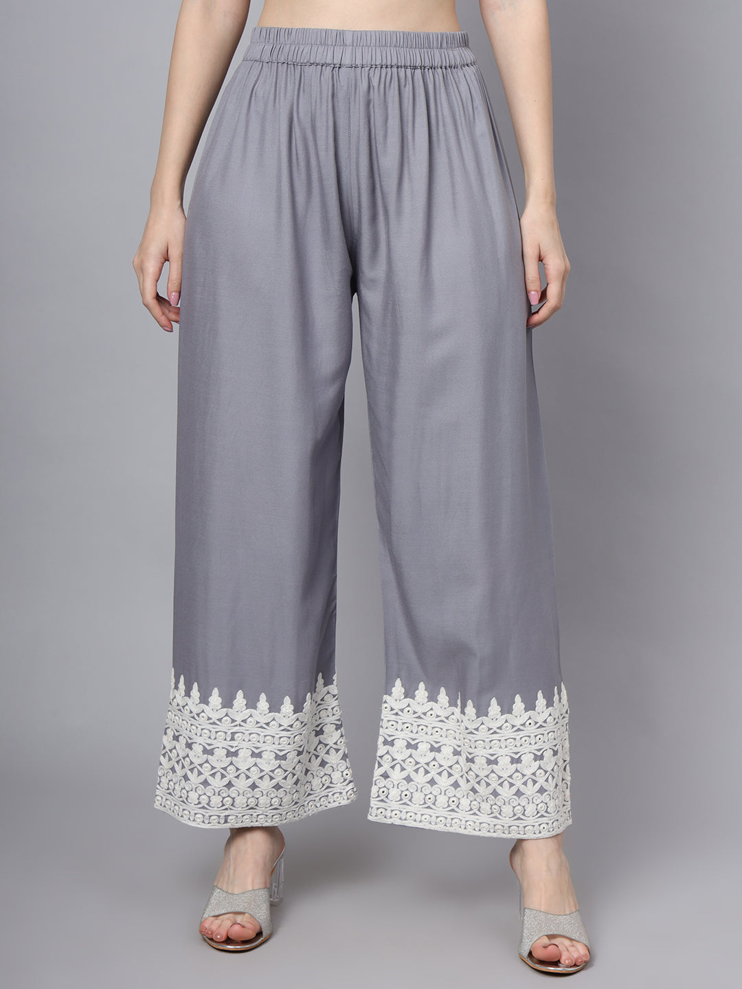 Grey-Rayon-Motif-Print-2-Piece-Kurta-Set