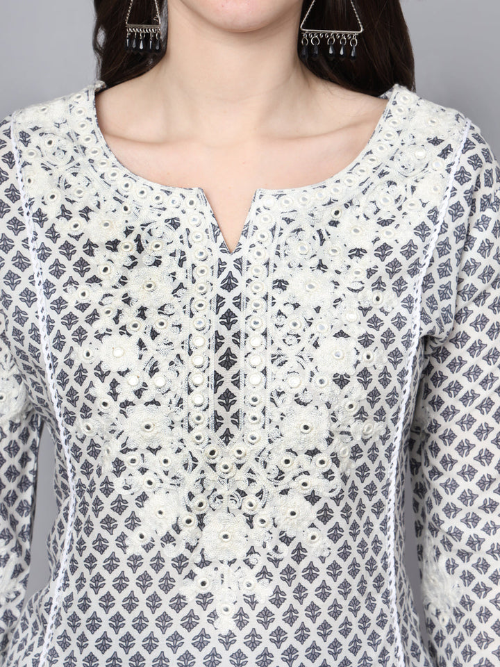 Grey-Rayon-Motif-Print-2-Piece-Kurta-Set