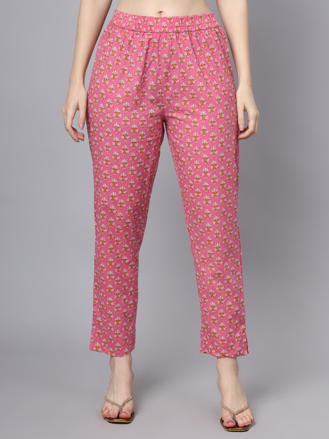 Pink-Cotton-Printed-Sequin-Work-3-Piece-Kurta-Set