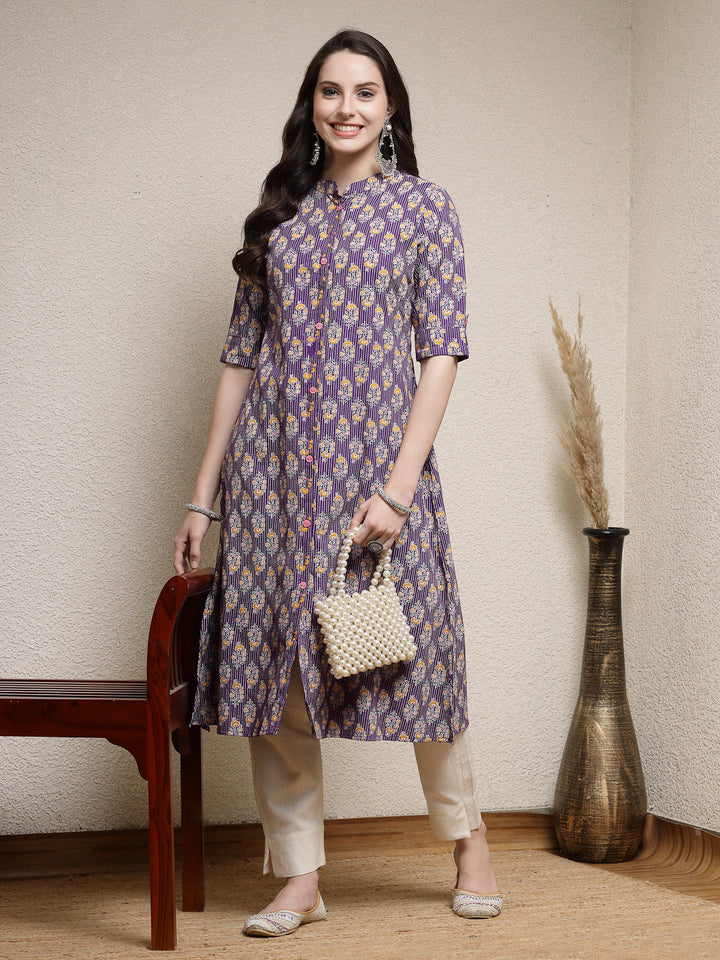 Purple-Rayon-Floral-Printed-A-Line-Kurta-Only