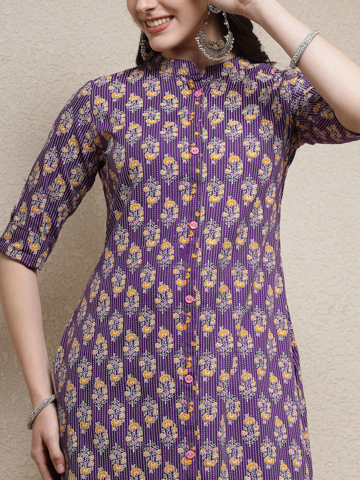 Purple-Rayon-Floral-Printed-A-Line-Kurta-Only