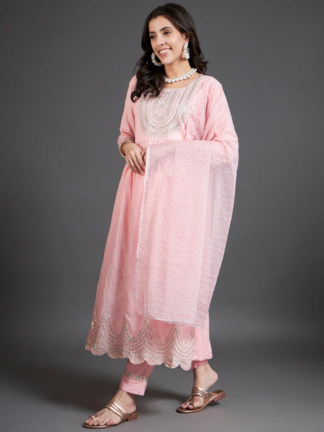 Pink-Silk-Blend-Khari-Printed-3-Piece-Kurta-Set