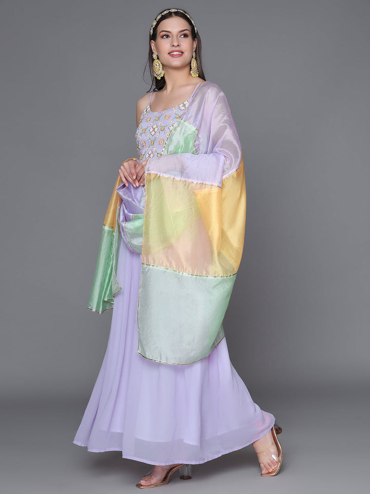 Violet-Georgette-Ethinc-Desing-3-Piece-Kurta-Set