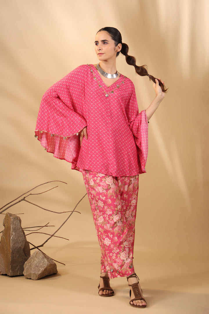 Malhari-Pink-Muslin-Riddhi-Co-Ord-Set