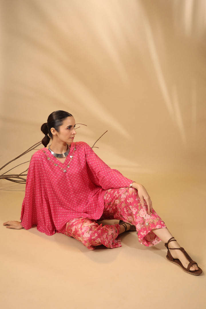 Malhari-Pink-Muslin-Riddhi-Co-Ord-Set