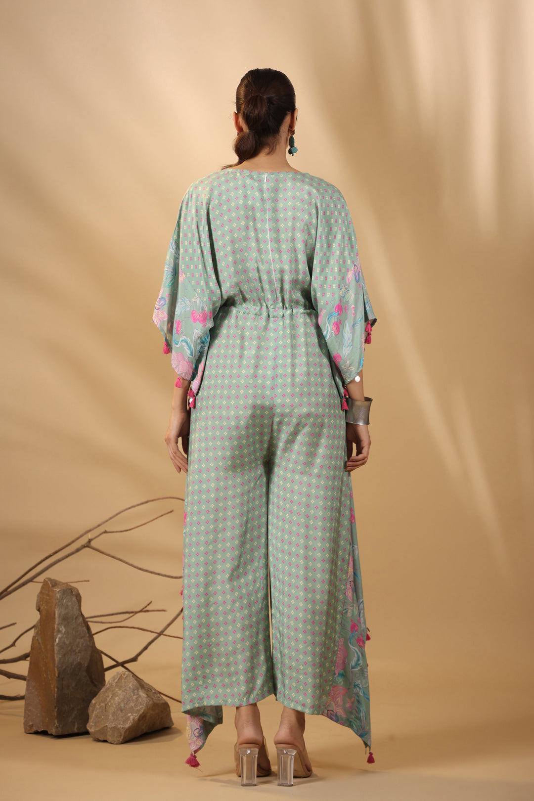 Malhari-Turquoise-Muslin-Pepper-Kaftan-Jumpsuit