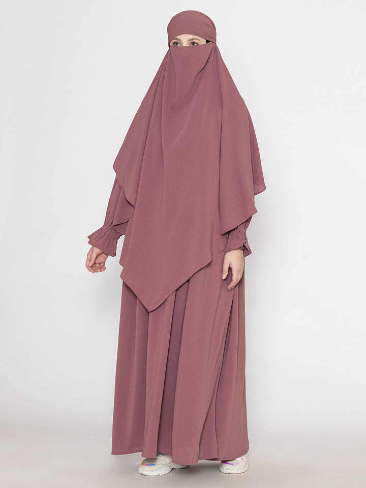 Mauve-Polyester-Crickeled-Front-Pleated-Abaya