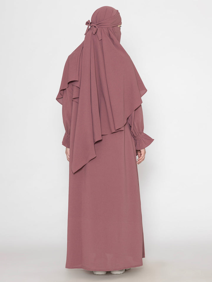 Mauve-Polyester-Crickeled-Front-Pleated-Abaya