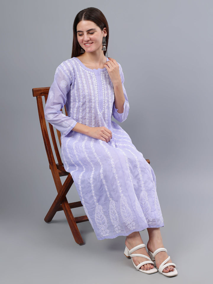 Mauve-Terivoil-Cotton-Embroidered-Chikankari-Anarkali