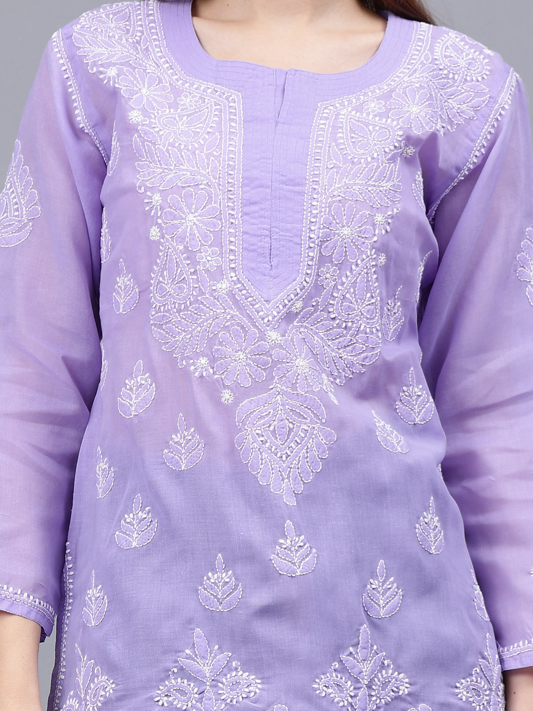 Mauve-Terivoil-Cotton-Embroidered-Chikankari-Tunic