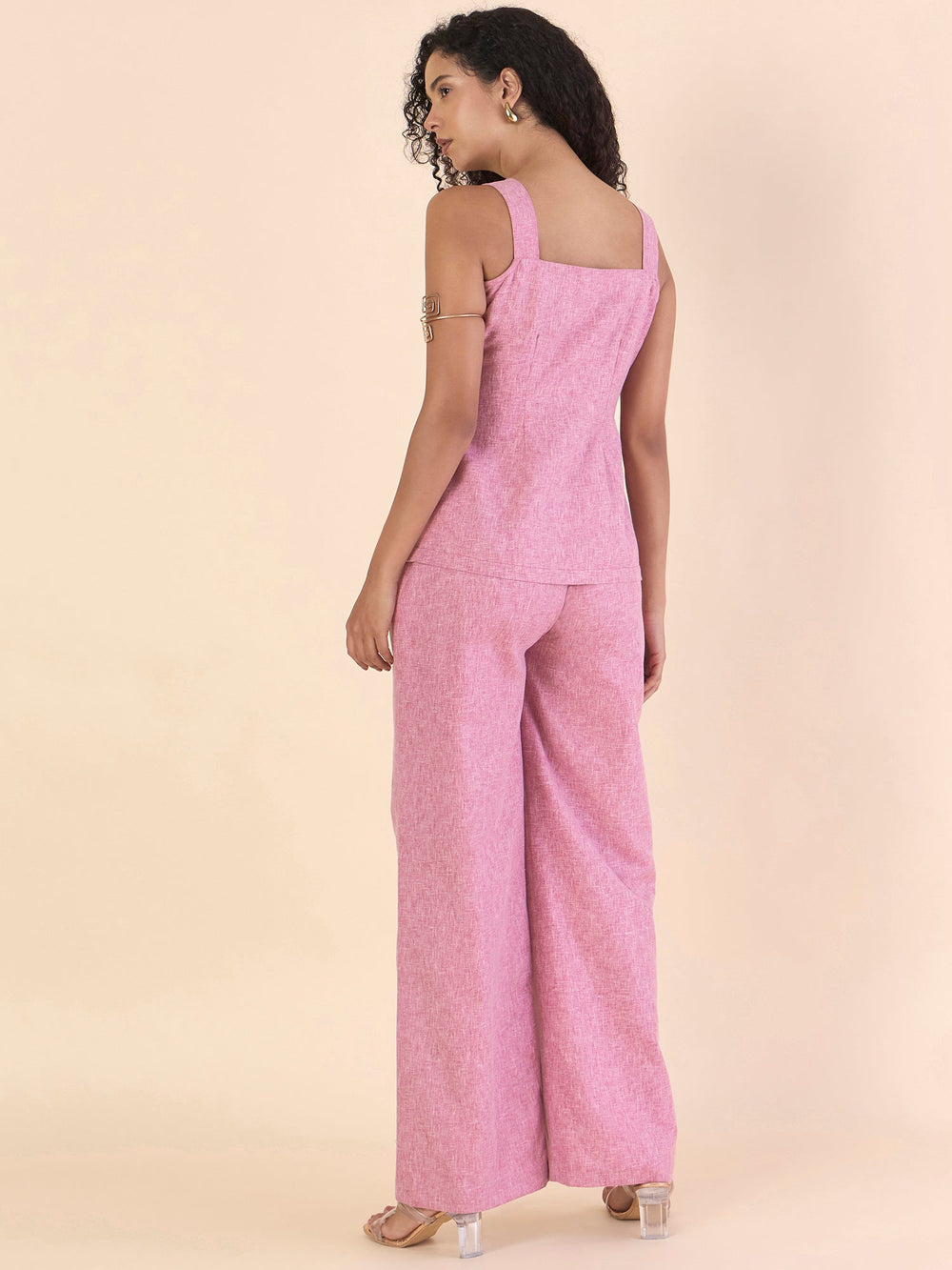 Mauve-Cotton-Blend-Straight-Fit-Co-Ord-Set