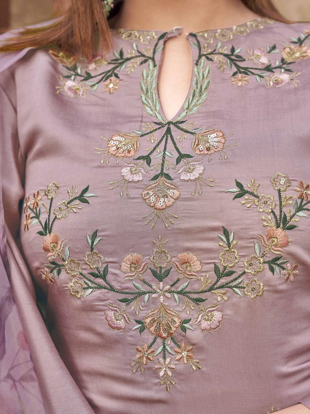 Mauve-Silk-Blend-Embroidered-3-Piece-Kurta-Set