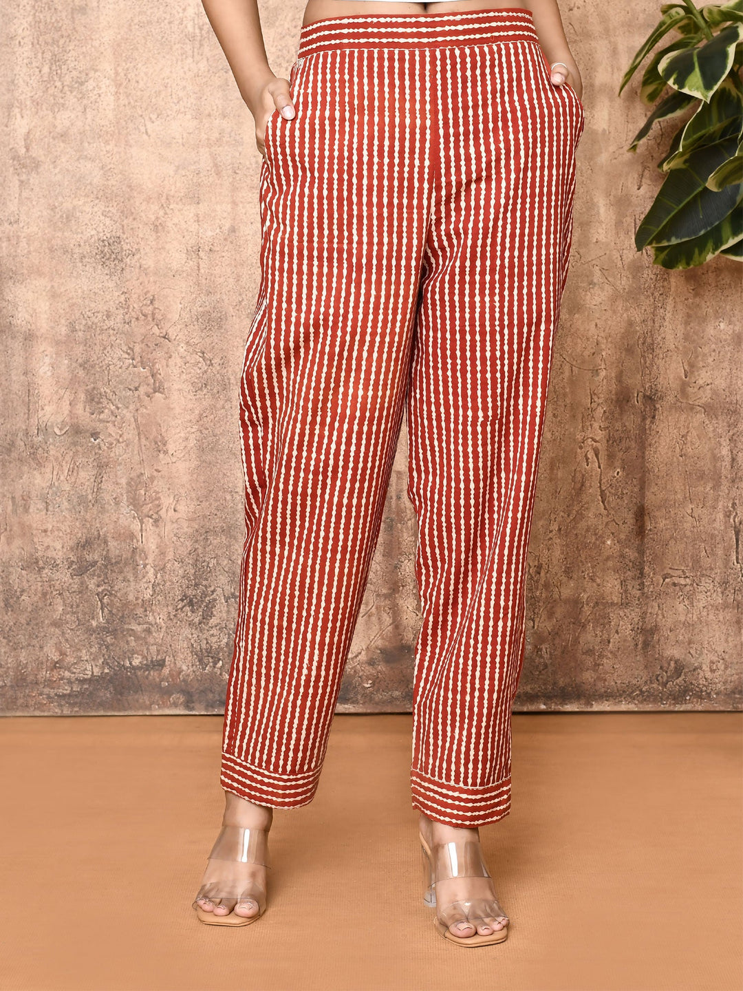 ZERESOUQ-Mira-Red-Cotton-Bagru-Hand-Printed-Pant