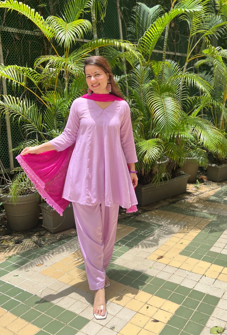 Mocha-Lavender-Pure-Cotton-Salwar-Set
