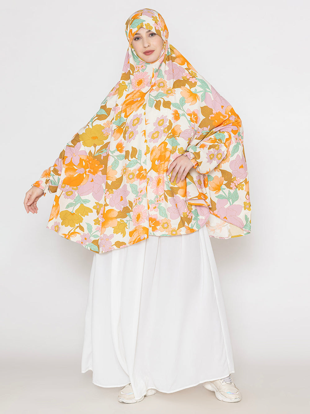 Multi-Colored-Viscose-Floral-Print-Namaz-Dupatta