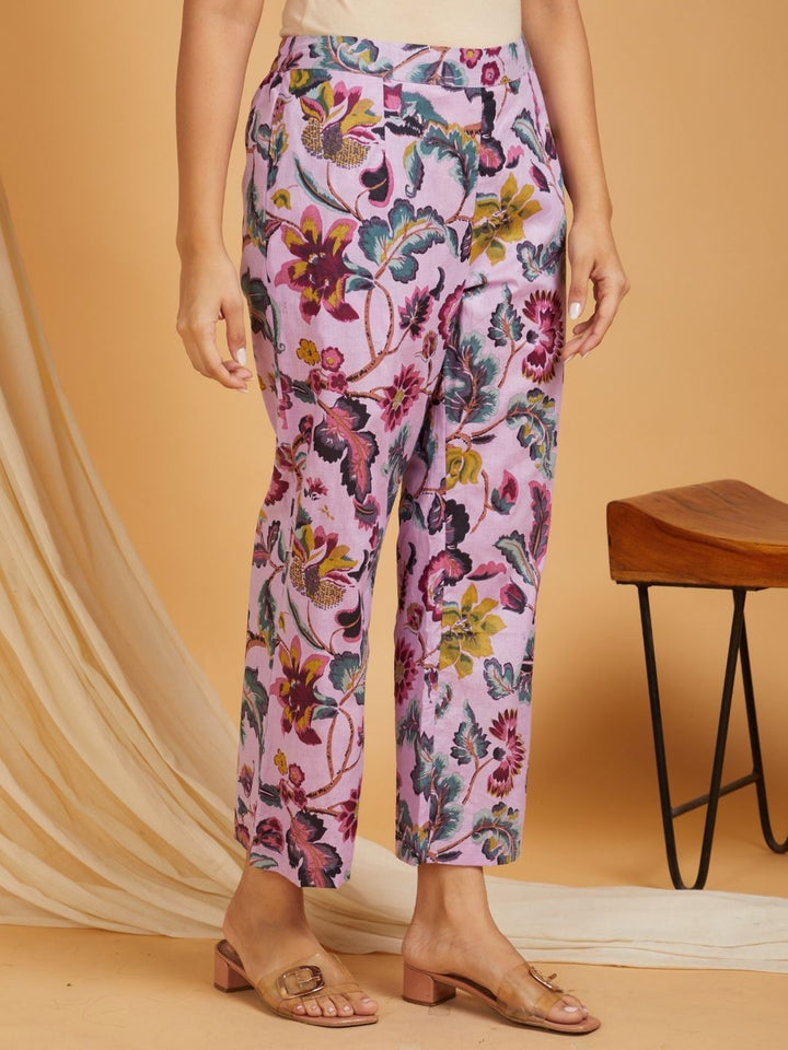 Multicolor-Cotton-Printed-Round-Neck-Co-Ord-Set