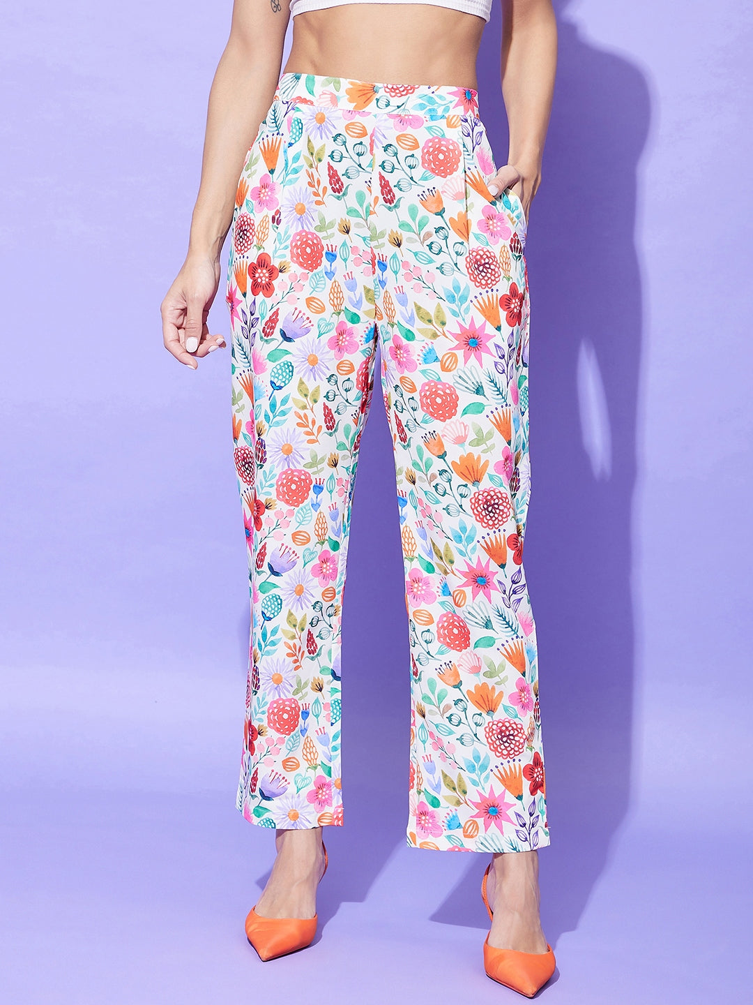 Multicolor-Polyester-Floral-Printed-Co-Ord-Set