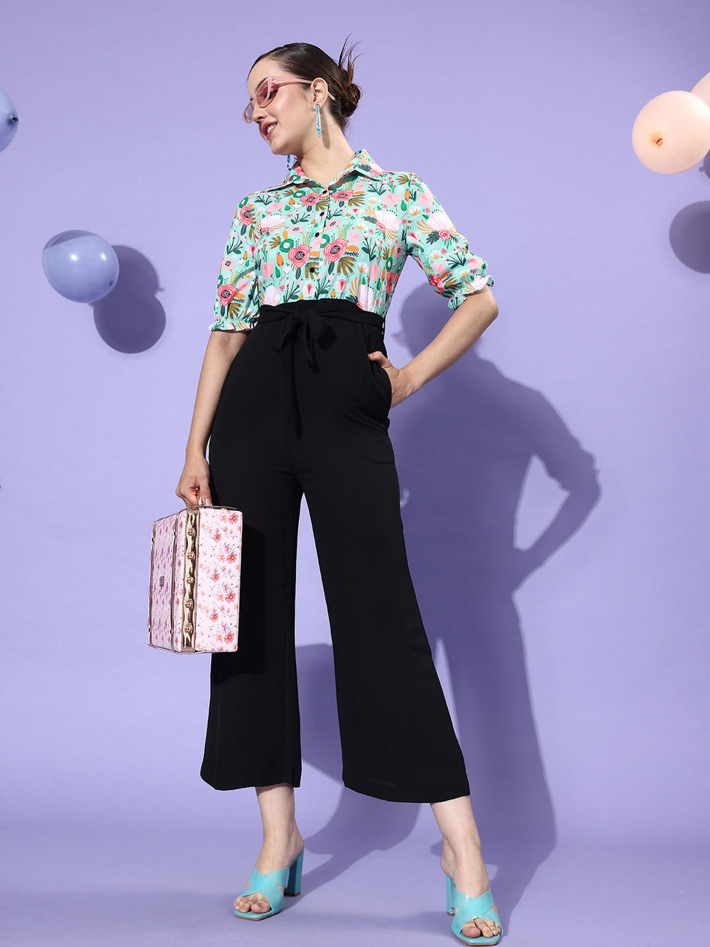 Multicolor-&-Black-Polyester-Printed-Jumpsuit