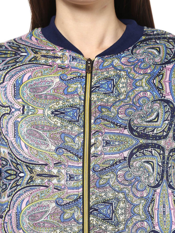 Multicolor-RayonPrinted-Bomber-Jacket