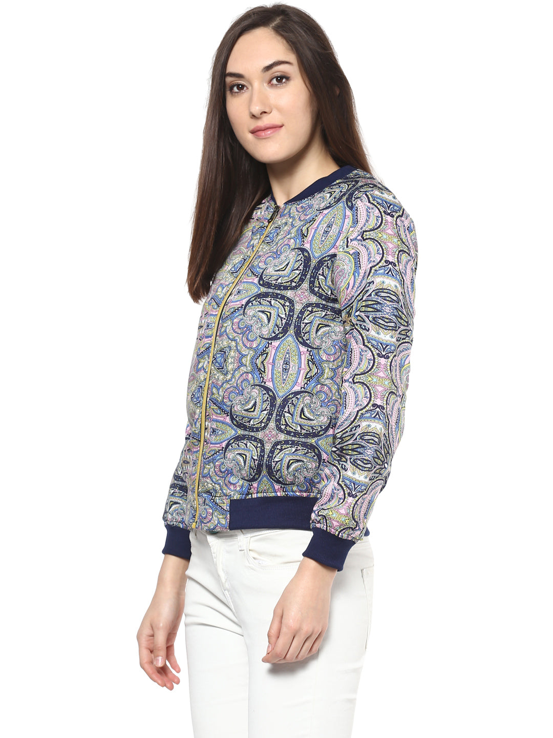 Multicolor-RayonPrinted-Bomber-Jacket