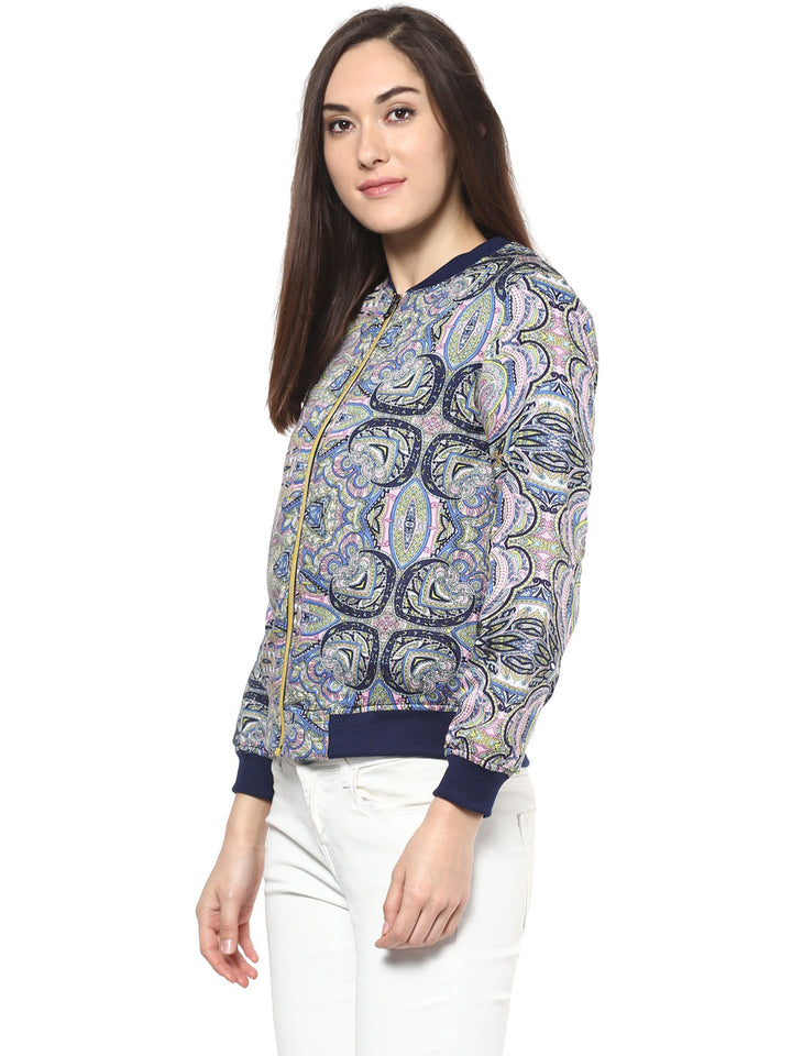 Multicolor-RayonPrinted-Bomber-Jacket