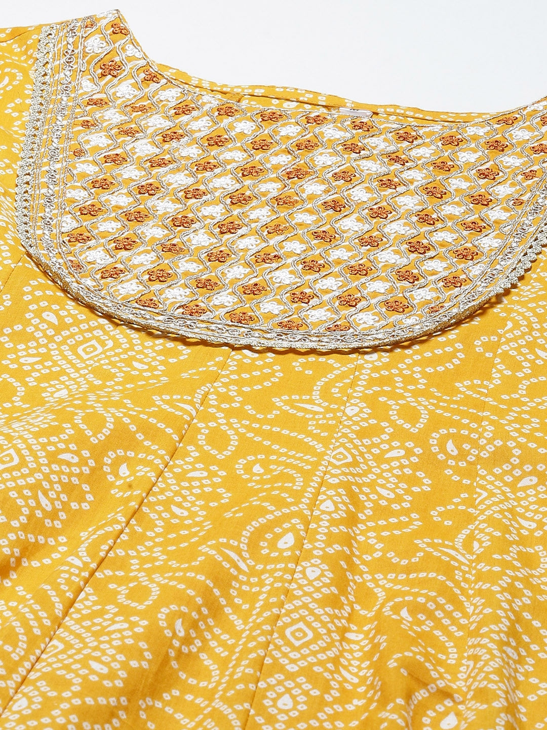 Mustard-Yellow-Cotton-Printed-3-Piece-Kurta-Set