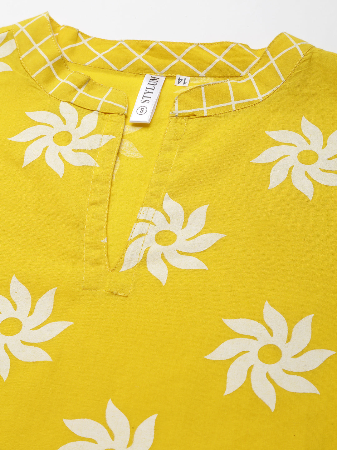 Mustard-Cotton-Straight-3-Piece-Kurta-Set