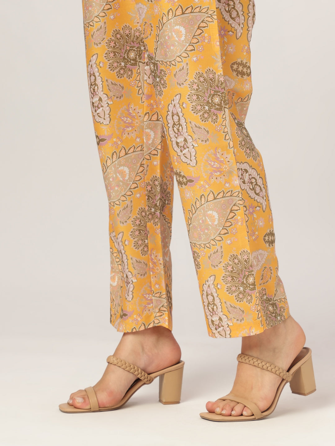 Mustard-Silk-Blend-Straight-Floral-Printed-3-Piece-Kurta-Set