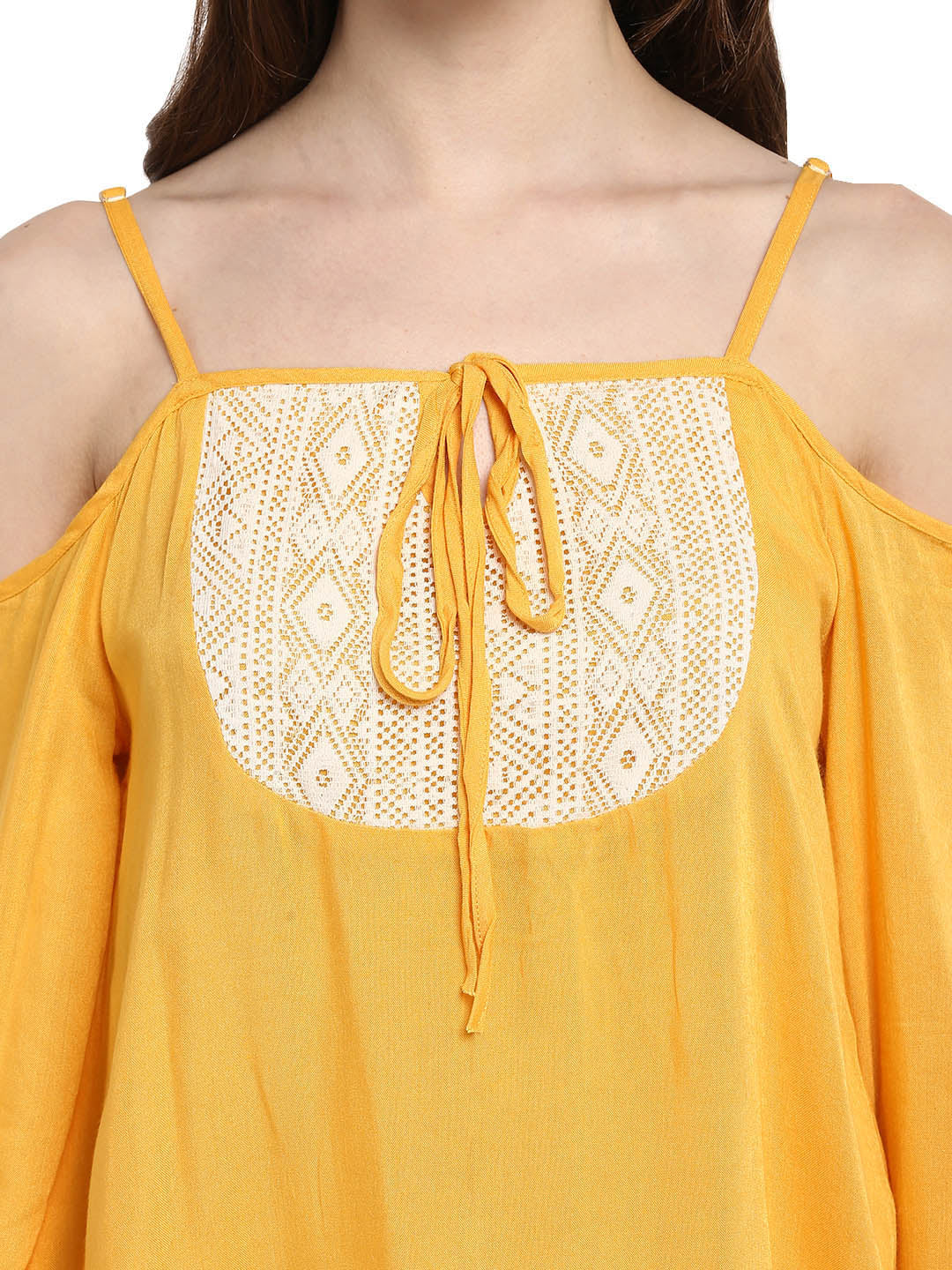 Mustard-Yellow-Rayon-Cold-Shoulder-Top