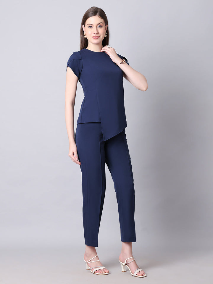 Navy-Blue-Blended-Iconic-Asymetrical-Top-&-Straight-Fit-Trouser