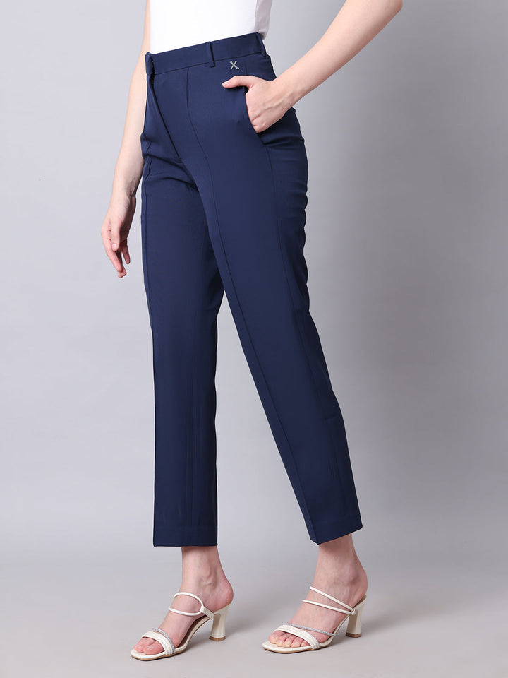 Navy-Blue-Blended-Timeless-Threads-Straight-Fit-Trousers