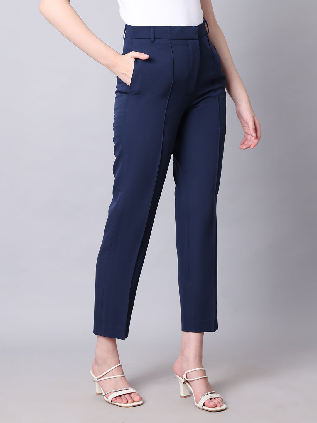 Navy-Blue-Blended-Timeless-Threads-Straight-Fit-Trousers