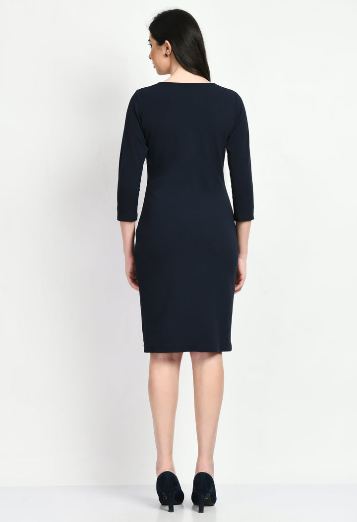 Navy-Blue-Cotton-Blend-Boldness-Body-Con-Dress