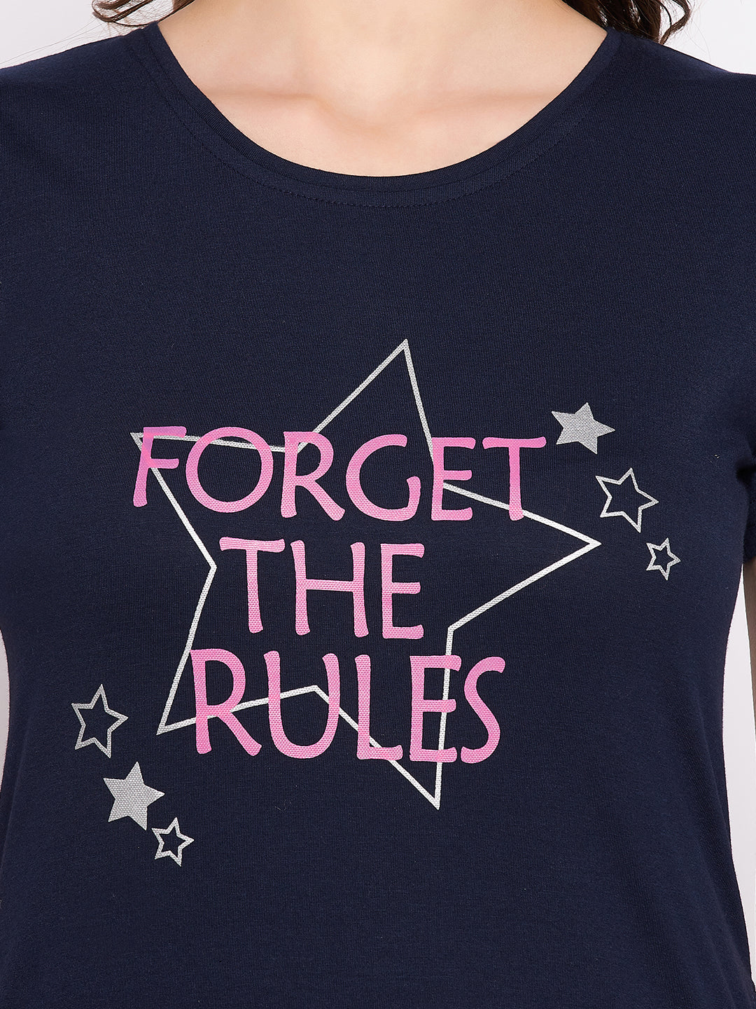 Navy-Blue-Cotton-Quirky-Quotes-Short-Nightdress