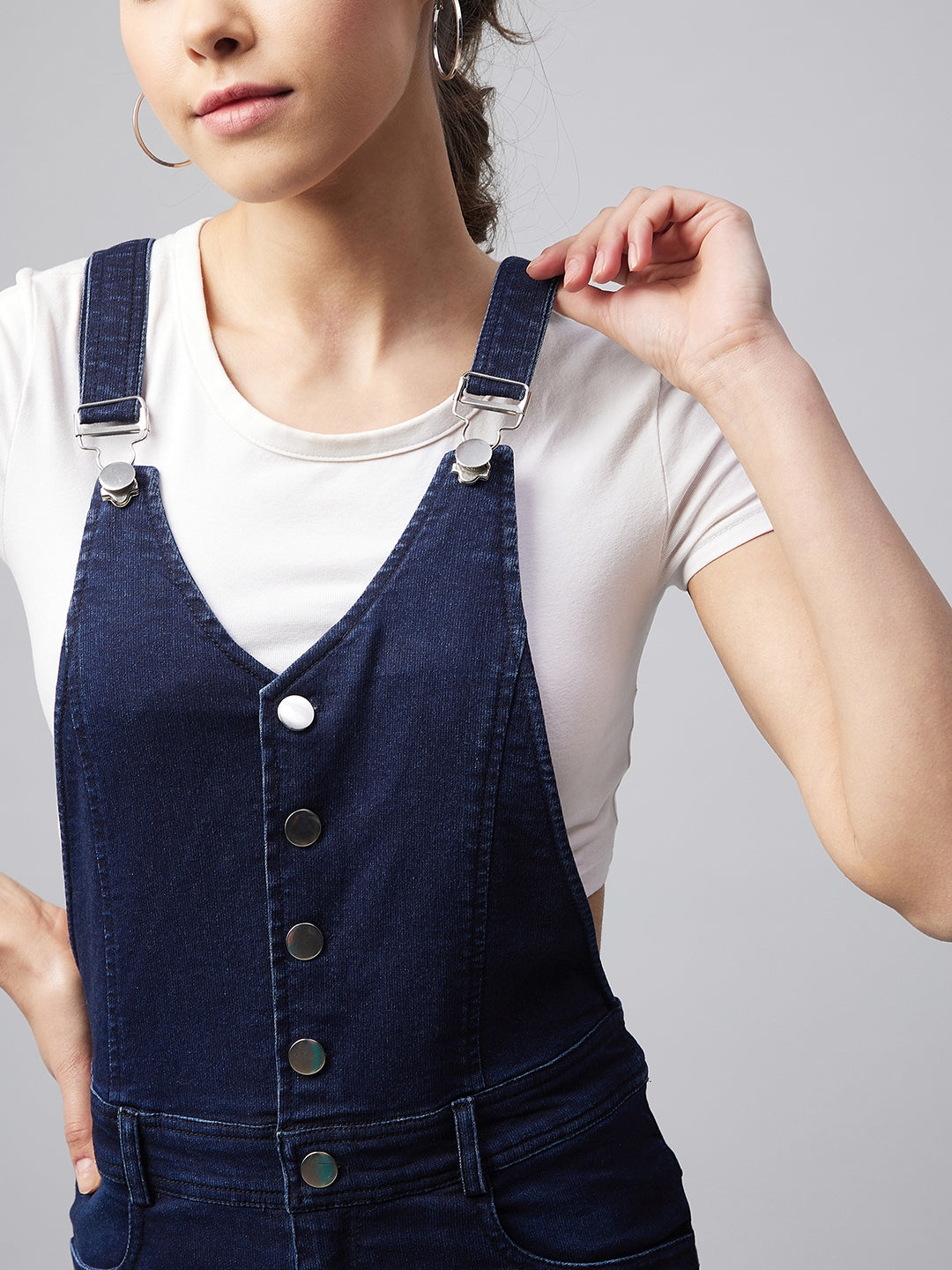 Navy-Blue-Denim-Lycra-Dungaree-(T-Shirt-Not-Included)