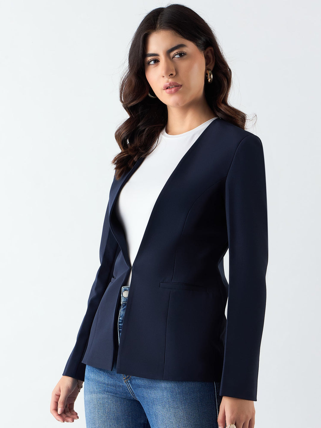 Navy-Blue-Poly-Viscose-Minimalist-Regular-Fit-Blazer