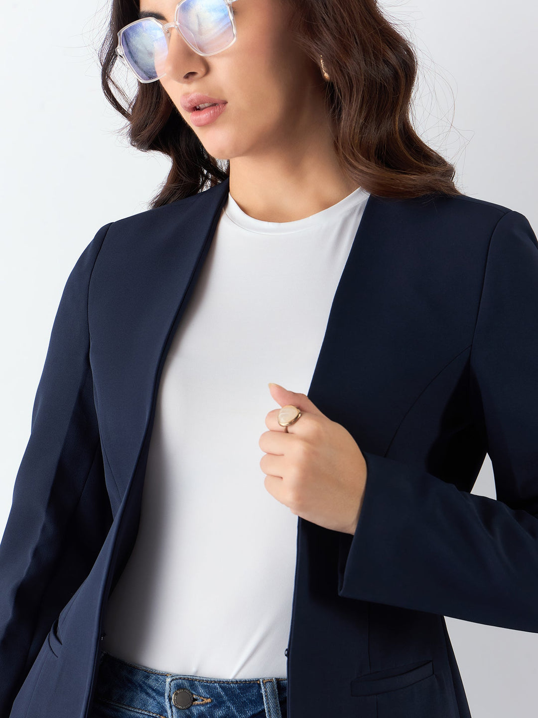 Navy-Blue-Poly-Viscose-Minimalist-Regular-Fit-Blazer